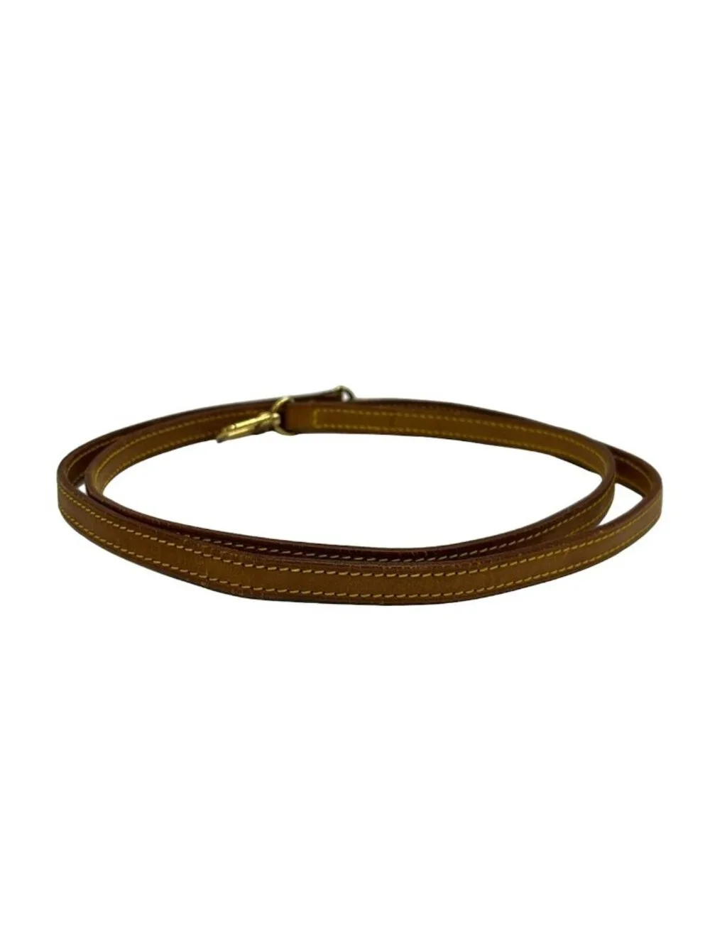 Louis Vuitton Shoulder Strap Vachetta Leather Beige